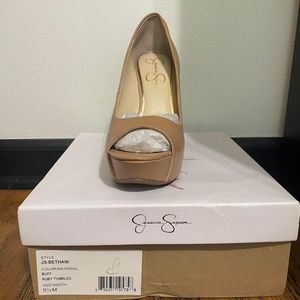 Jessica Simpson Bethani Wedge Nude